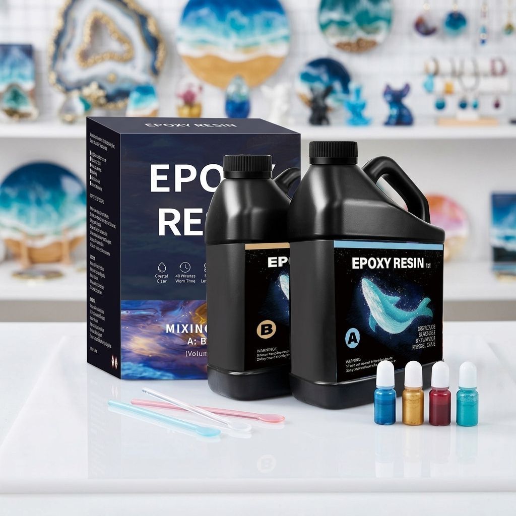 Epoxy Resin & Hardener - Crystal Clear AB Resin