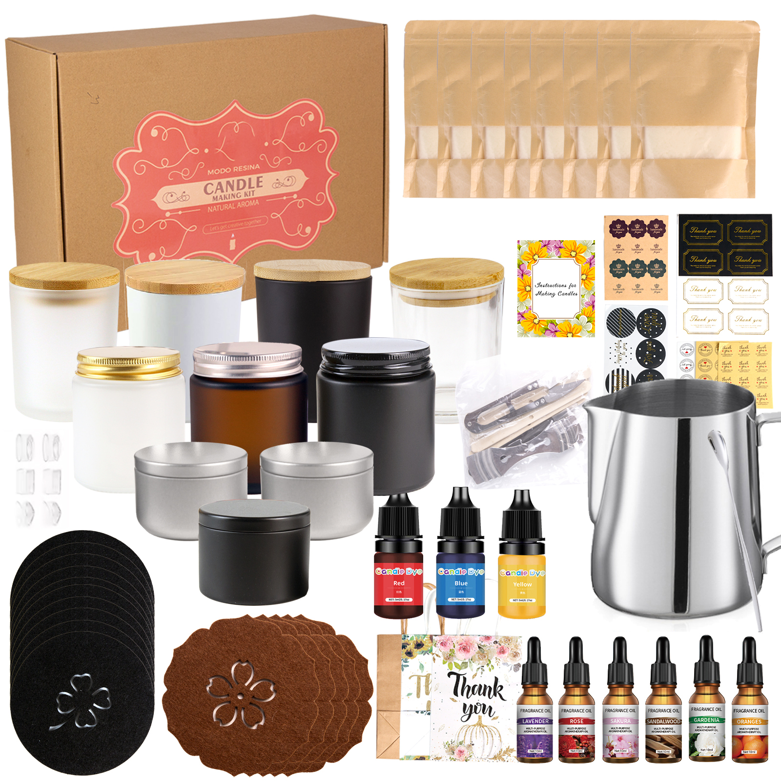 Candle Making Kits - Complete Soy Wax Candle Kit